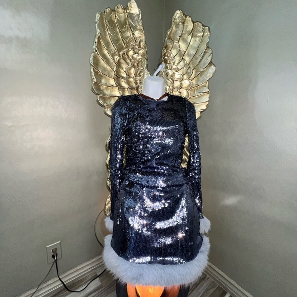 SHOW ME YOUR MUMU  Fran Set Moonlight Sequins- New Years Eve, Holidays, Small - Picture 5 of 16